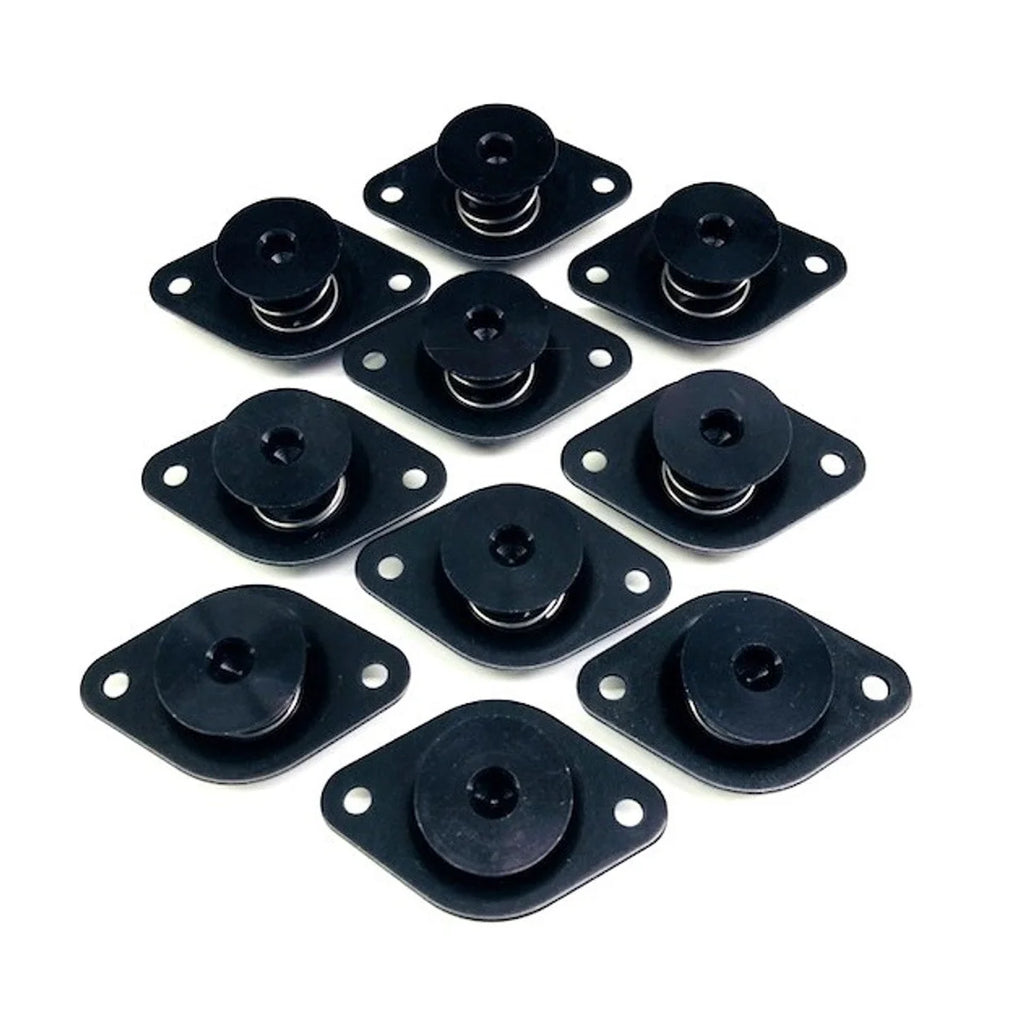 drag race solutions Qtr Turn Self Eject Alm Fastener Large Hex Head 4010-550E-B