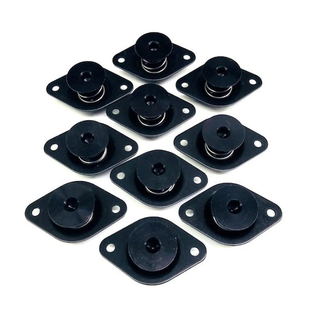 drag race solutions Qtr Turn Self Eject Alm Fastener Large Hex Head 4010-600E-B