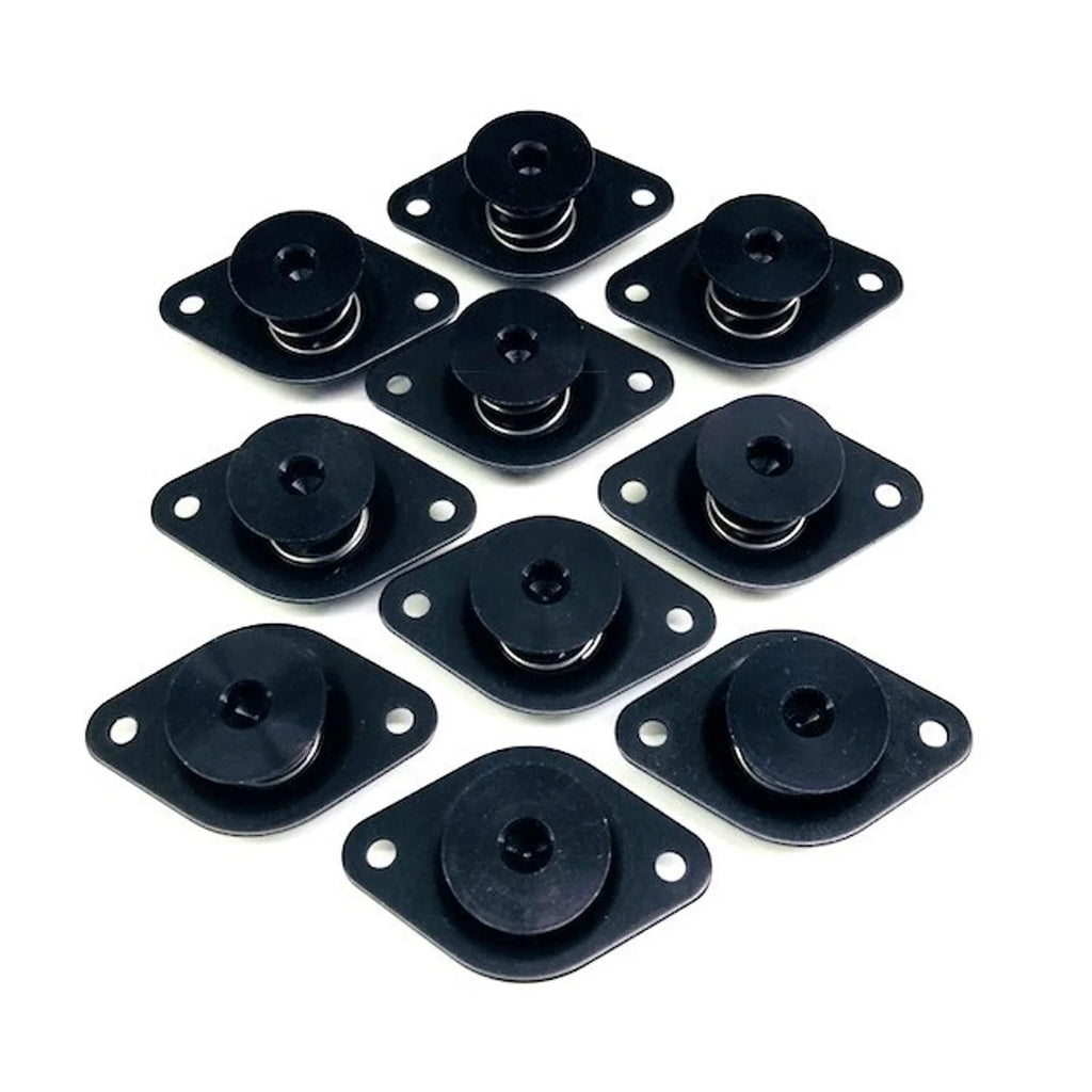 drag race solutions Qtr Turn Self Eject Alm Fastener Large Hex Head 4010-650E-B