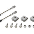 Load image into Gallery viewer, drag race solutions S.S. Weld On Tether Kit Collector Tethers 4040-WSS-BLK