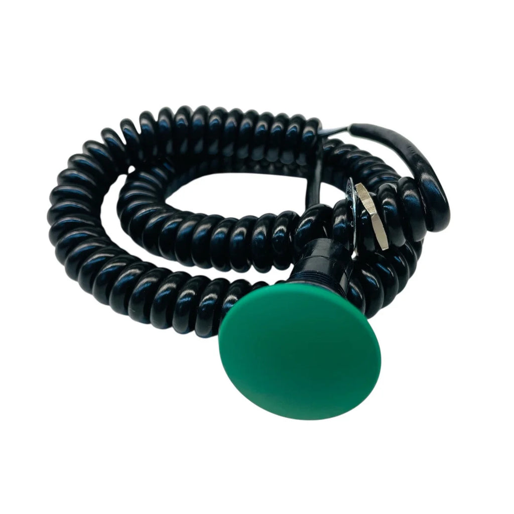 drag race solutions Shredder Transbrake Button w/Cord - Green