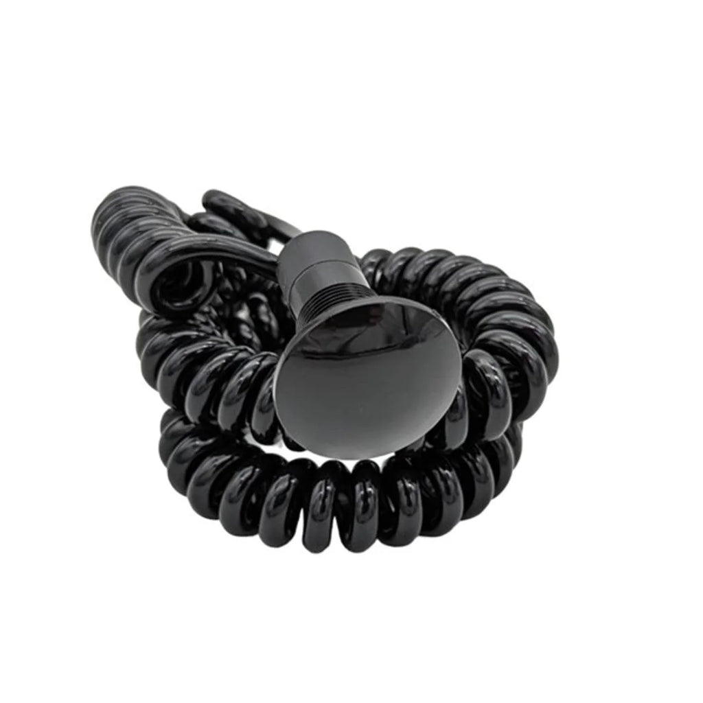 drag race solutions Transbrake Mushroom Button w/Cord - Black 3109-1BLK