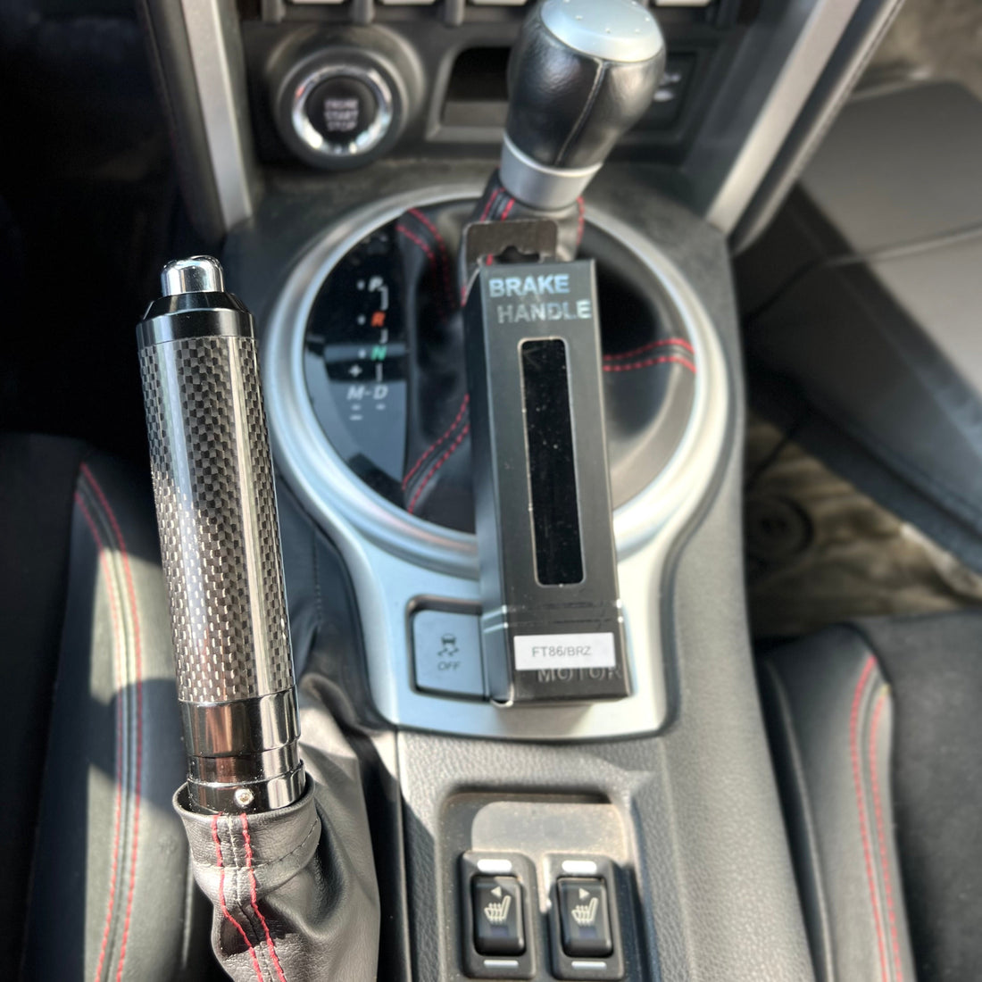 Tomioka Racing Carbon Fiber E-Brake Handle for Subaru BRZ/Scion FR-S/Toyota FT86, GR86 & 2015+ WRX/STi