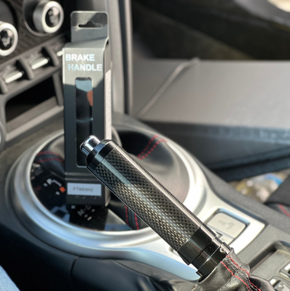 Tomioka Racing Carbon Fiber E-Brake Handle for Subaru BRZ/Scion FR-S/Toyota FT86, GR86 & 2015+ WRX/STi