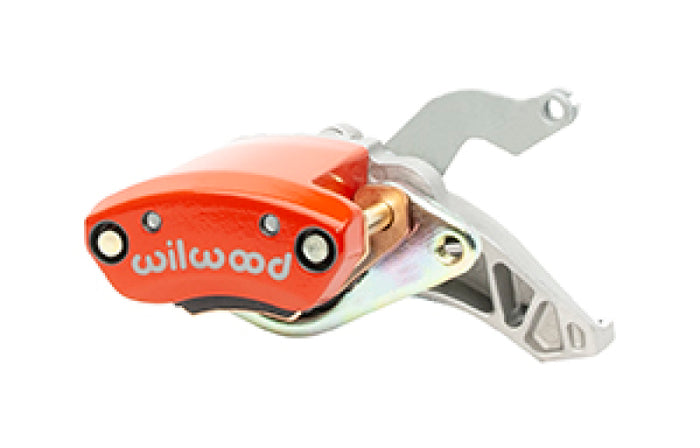 Wilwood Caliper - MC4 Mechanical Right Hand - Red 1.19in Piston 1.10in Rotor - Red