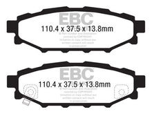 Load image into Gallery viewer, EBC EBC 08-10 Subaru Impreza 2.5 Bluestuff Rear Brake Pads EBCDP51584NDX