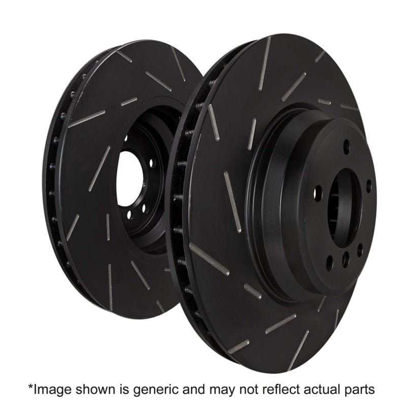 EBC EBC 15-18 Subaru WRX USR Blackdash Sport Slotted Rear Rotors EBCUSR7777
