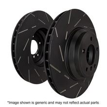 Load image into Gallery viewer, EBC EBC 15-18 Subaru WRX USR Blackdash Sport Slotted Rear Rotors EBCUSR7777