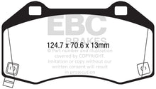 Load image into Gallery viewer, EBC EBC 2017+ Fiat 124 Spider 1.4L Turbo Abarth Yellowstuff Front Brake Pads EBCDP42286R