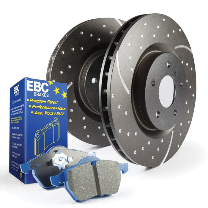 EBC EBC S6 Kits Bluestuff Pads and GD Rotors EBCS6KF1010