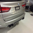 Load image into Gallery viewer, Dinan Free Flow Axleback Exhaust System - Black Tips fits 2015-2018 BMW X5 M / 2015-2019 BMW X6 M