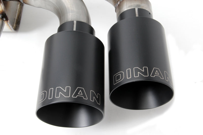 Dinan Free Flow Axleback Exhaust System - Black Tips fits BMW M550I / 2018-2023 BMW M550I xDrive