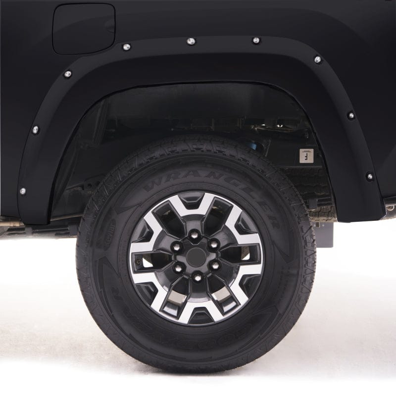 EGR EGR 16+ Toyota Tacoma w/Mudflap Bolt-On Look Color Match Fender Flares - Set - Black EGR795084-202