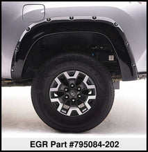 Load image into Gallery viewer, EGR EGR 16+ Toyota Tacoma w/Mudflap Bolt-On Look Color Match Fender Flares - Set - Black EGR795084-202