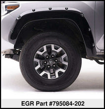 Load image into Gallery viewer, EGR EGR 16+ Toyota Tacoma w/Mudflap Bolt-On Look Color Match Fender Flares - Set - Black EGR795084-202