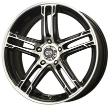Load image into Gallery viewer, Enkei Enkei FD-05 17x7 4x100 40mm Offset 72.62 Bore Dia Black Machined Wheel ENK434-770-4940BKM