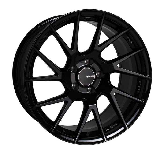 Enkei Enkei TM7 17x8.0 5x114.3 45mm Offset 72.6mm Bore Gloss Black Wheel ENK507-780-6545BK
