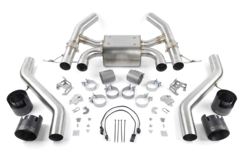 Dinan Valved Axleback Exhaust System - Black Tips (G87) fits 2023-2026 BMW M2