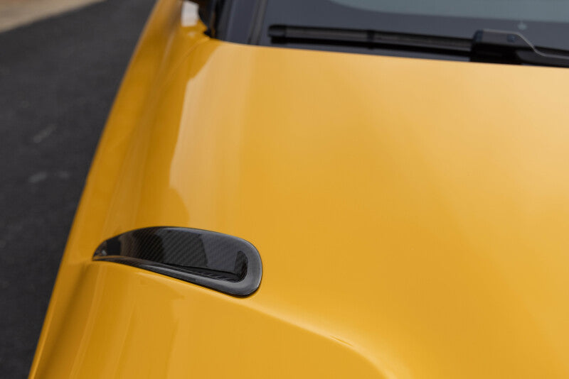 Dinan Carbon Fiber Side Hood Vent Covers - Set fits Toyota GR / 2021-2022 Toyota GR Supra A91 Edition / 2020-2026 Toyota GR Supra