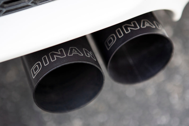 Dinan Free Flow Axleback Exhaust System - Black Tips fits 2008-2013 BMW M3