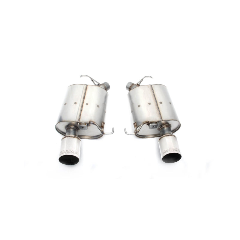 Dinan Free Flow Axleback Exhaust System - Polished Tips (F10) fits 2011-2016 BMW 535i, 535I xDrive