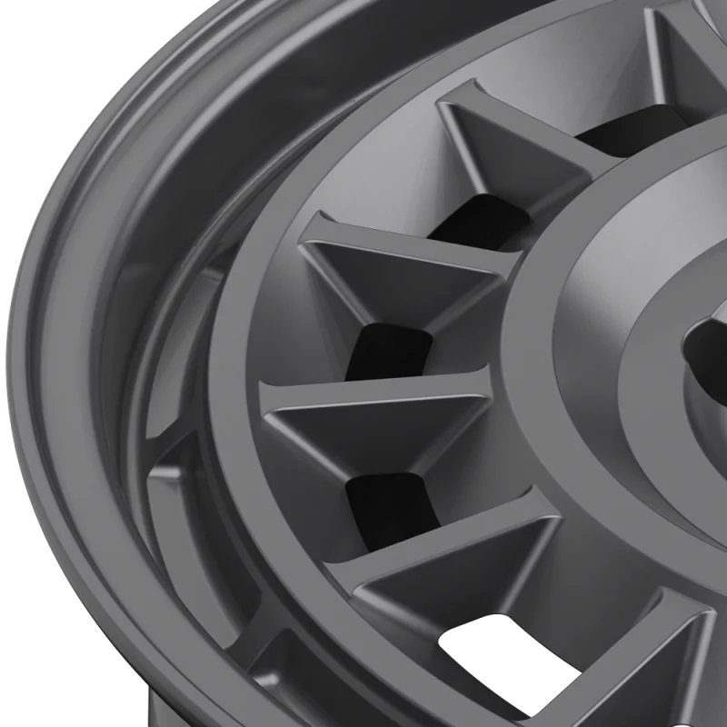 fifteen52 Alpen MX 17x8 / 5x100 BP / 38mm ET / 73.1mm CB / 6in BS / Frosted Graphite Wheel - Side View