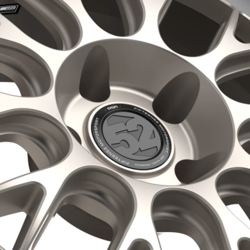 fifteen52 Holeshot RSR 18x8.5 5x112 42mm ET 57.1mm Center Bore White Gold Wheel - Main Product View