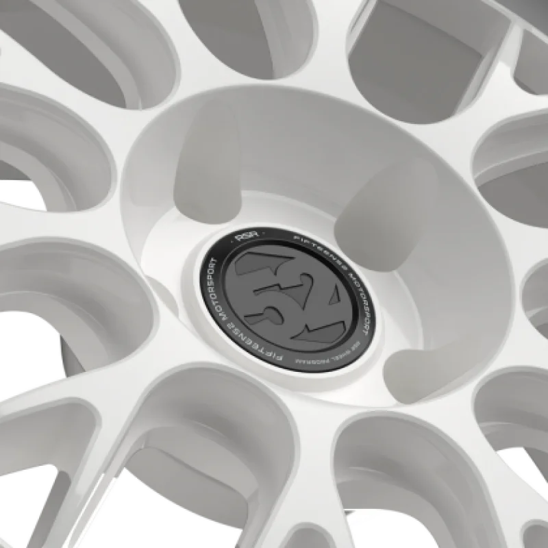 fifteen52 Holeshot RSR 18x9 5x100 42mm ET 73.1mm Center Bore Rally White (Gloss White) Wheel - Back View