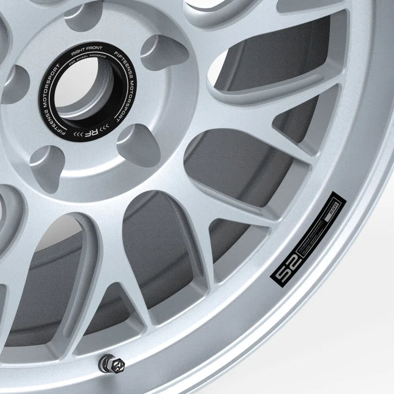 fifteen52 Holeshot RSR Wheel Lip Decal Set of Four - Black - Detail View