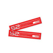 Load image into Gallery viewer, fifteen52 Holeshot RSR Wheel Lip Decal Set of Four - Red - Side View