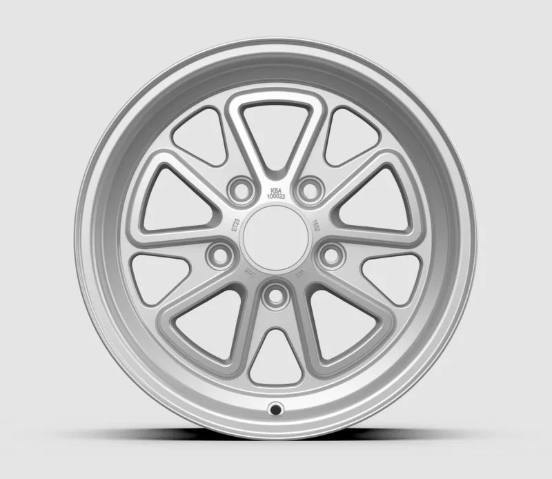 fifteen52 Outlaw 001 16x7 5x130 ET23 4.75in BS 71.6mm Bore Satin Silver Wheel - Side View
