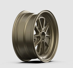 fifteen52 Outlaw 001 16x8 5x130 ET10 4.75in BS 71.6mm Bore Satin Bronze Wheel - Back View