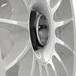 Load image into Gallery viewer, fifteen52 Podium 19x8.5 / 5x114.3 BP / 35mm ET / 73.1mm CB / 6.14in BS / Rally White Wheel - Side View