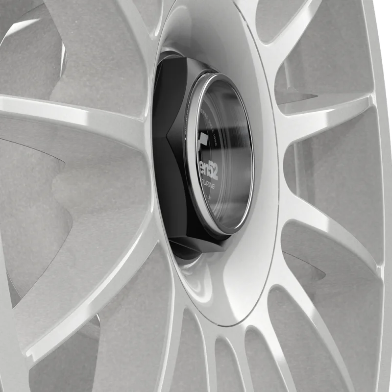 fifteen52 Podium 19x8.5 / 5x114.3 BP / 35mm ET / 73.1mm CB / 6.14in BS / Rally White Wheel - Side View