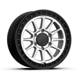 Load image into Gallery viewer, fifteen52 Range HD 17x8.5 6x135 0mm ET 87.1mm Center Bore Machined Clear/Gloss Black Wheel - Back View