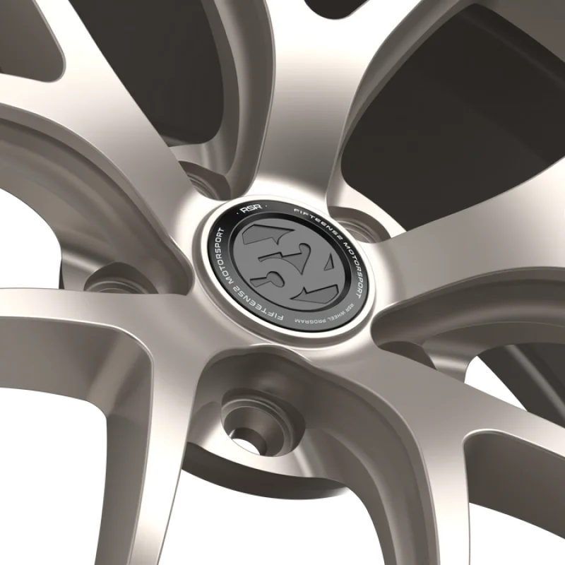 fifteen52 Sector RSR 19x8.5 5x130 50mm ET 71.6mm Center Bore White Gold - Back View