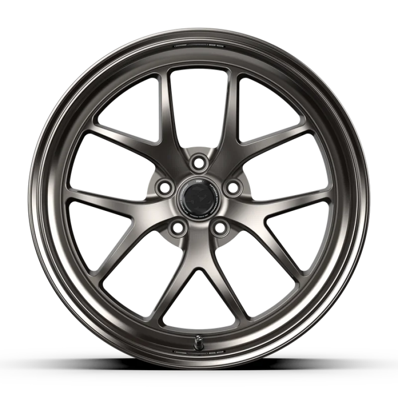 fifteen52 Sector RSR 19x9.5 5x112 40mm ET 66.56mm Center Bore Magnesium Grey w/ Gloss Lip - Back View