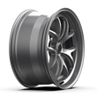 Load image into Gallery viewer, fifteen52 Sector RSR 19x9.5 5x112 40mm ET 66.56mm Center Bore Matte Titanium - Back View