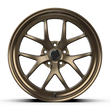 Load image into Gallery viewer, fifteen52 Sector RSR 19x9.5 5x114.3 38mm ET 73.1mm Center Bore Matte Bronze w/ Gloss Lip - Side View