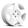Load image into Gallery viewer, fifteen52 Tarmac 17x7.5 4x108 42mm ET 63.4mm Center Bore Rally White Wheel - Side View