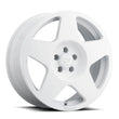 Load image into Gallery viewer, fifteen52 Tarmac 17x7.5 5x112 40mm ET 66.56mm Center Bore Rally White Wheel - Back View