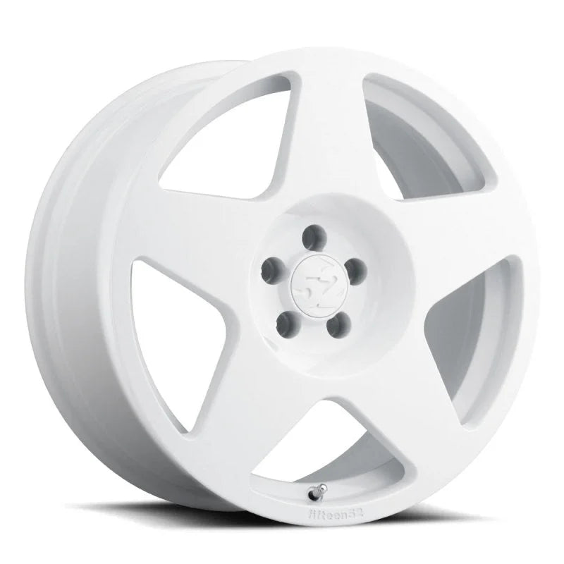 fifteen52 Tarmac 18x8.5 5x112 45mm ET 66.56mm Center Bore Rally White Wheel - Installation View