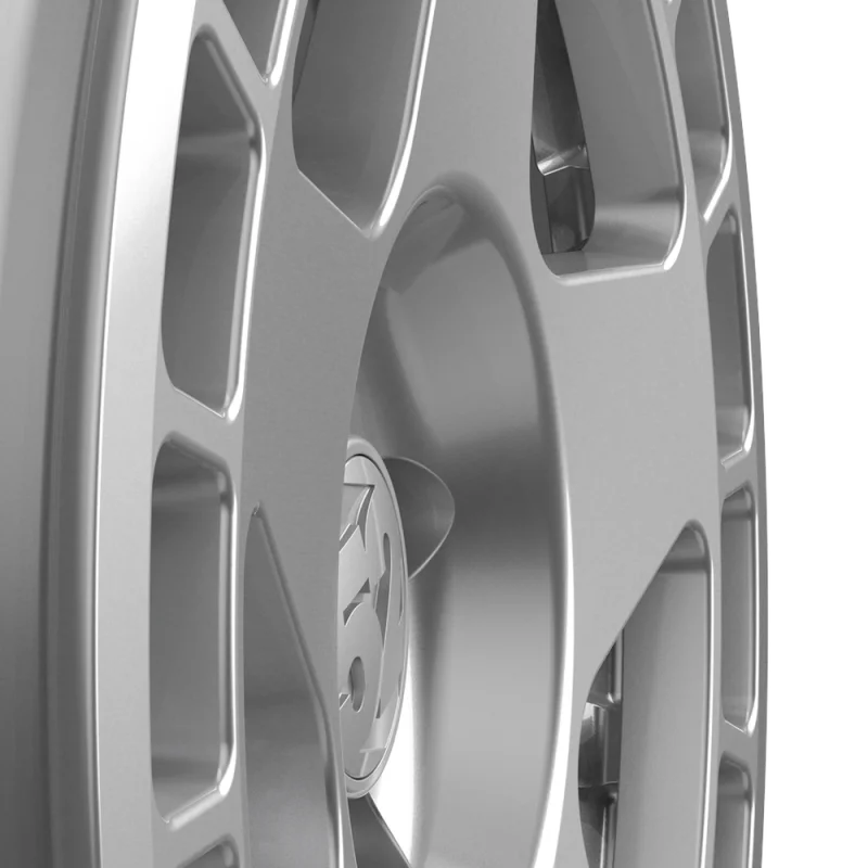 fifteen52 Turbomac 17X7.5 / 5x112 BP / 40mm ET / 66.56mm CB / 5.8in BS / Speed Silver Wheel - Back View