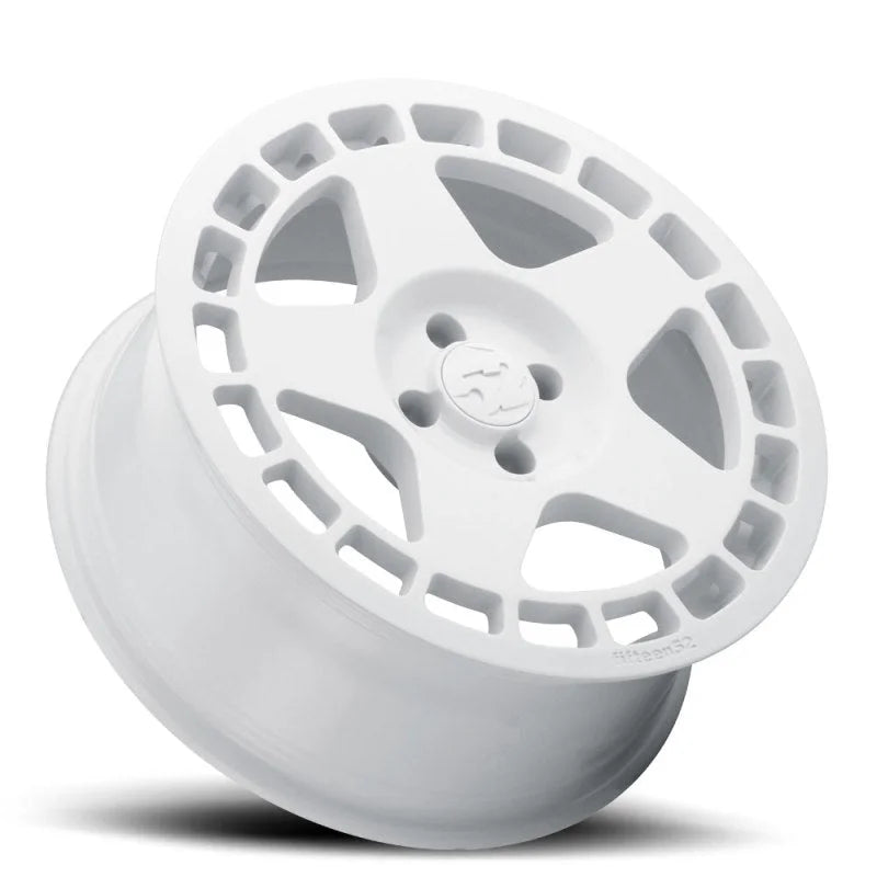 fifteen52 Turbomac 17x7.5 4x108 42mm ET 63.4mm Center Bore Rally White Wheel - Back View