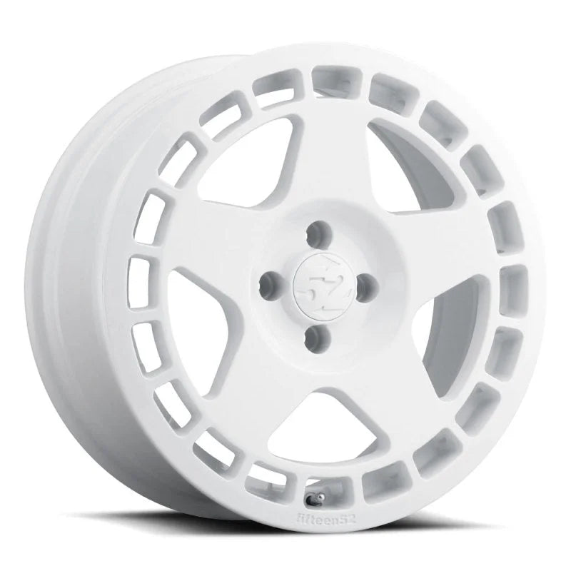 fifteen52 Turbomac 17x7.5 4x108 42mm ET 63.4mm Center Bore Rally White Wheel - Installation View