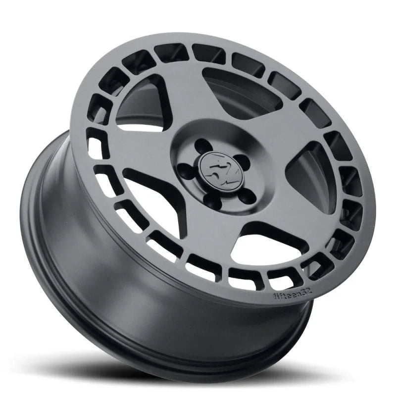 fifteen52 Turbomac 17x7.5 5x112 40mm ET 66.56mm Center Bore Asphalt Black Wheel - Back View