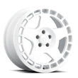 Load image into Gallery viewer, fifteen52 Turbomac 17x7.5 5x112 40mm ET 66.56mm Center Bore Rally White Wheel - Side View