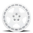 Load image into Gallery viewer, fifteen52 Turbomac 18x8.5 5x108 42mm ET 63.4mm Center Bore Rally White Wheel - Back View