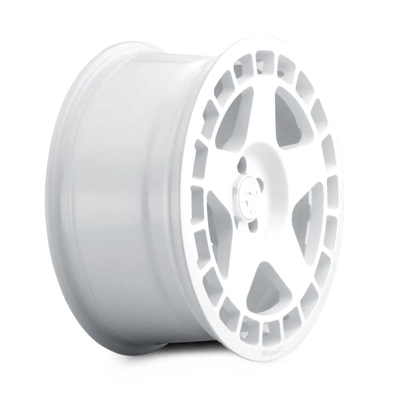 fifteen52 Turbomac 18x8.5 5x112 45mm ET 66.56mm Center Bore Rally White Wheel - Side View