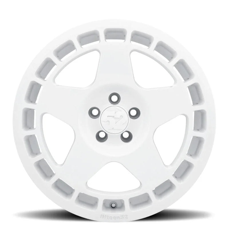 fifteen52 Turbomac 18x8.5 5x112 45mm ET 66.56mm Center Bore Rally White Wheel - Back View